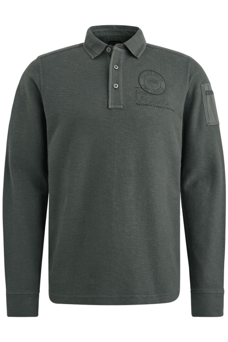 PME legend long sleeve polo shirt structure p